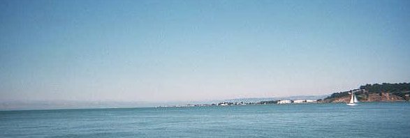 Vue sur la baie et Treasure Island